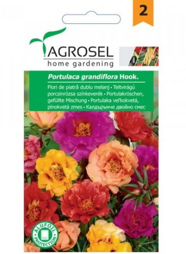 Porcsinrózsa teltvirágú színkeverék 0,4gr Agrosel