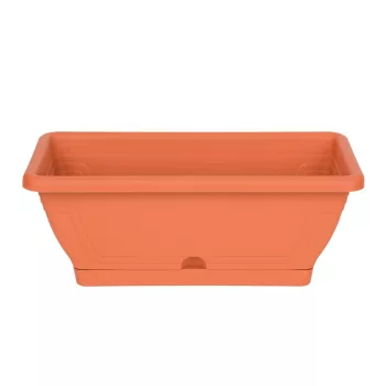 Balkonláda+alj  40cm IL-PE terra