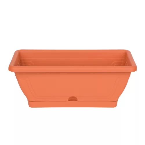 Balkonláda+alj  40cm IL-PE terra