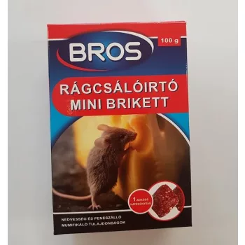 Bros rágcsálóírtó parafinos blokk 100g