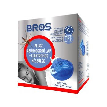 Bros szúnyogriasztó elektromos készülék+10db lapka