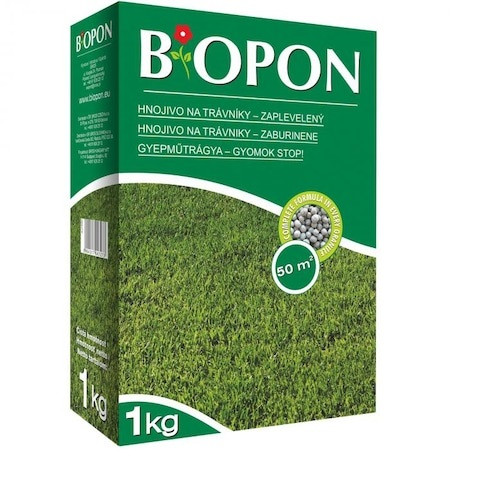 Bros-Biopon gyeptrágya gyomírtós 1kg 50m2 Agrokisgépcenter.hu Kertészeti szakáruház