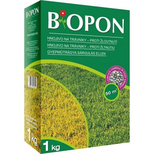 Bros-Biopon gyeptrágya sárgulás ellen 1kg
