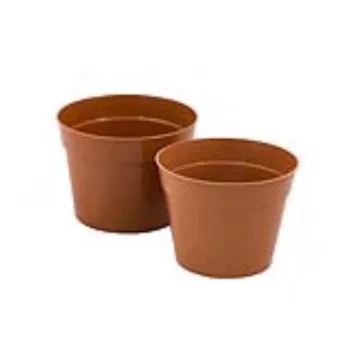 Virágcserép műanyag vastagfalu /Juhász/ 20cm