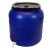 Hordó 150L menetes tető+csap kék