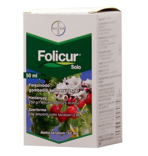 Folicur Solo  50ml  II.Kat gombaölő permetszer