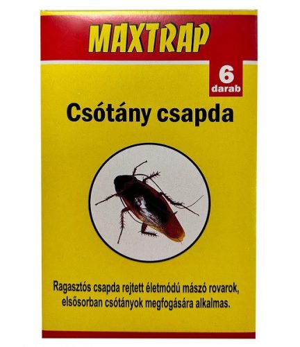 Csótány csapda 22x14 Maxtrap 6db