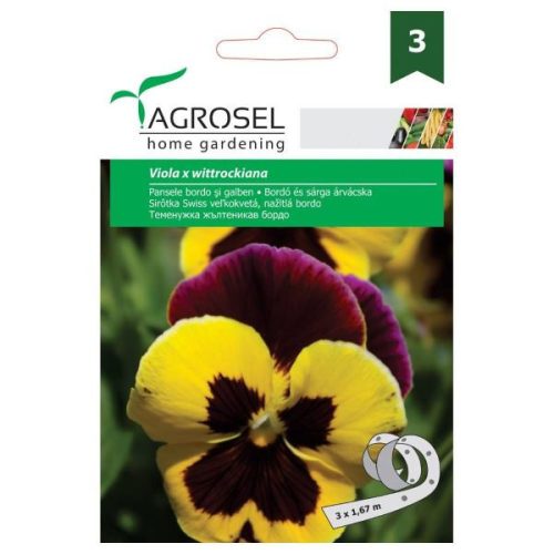 Árvácska vetőszalag bordó-sárga Agrosel