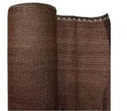 Árnyékoló háló 1,5x10m 85% 90gr/m2 barna