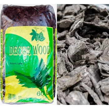 Fa apríték Dekor szürke/antracit/ Dekor Wood 60L