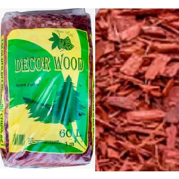 Fa apríték Dekor piros/vörös/ Dekor Wood 60L