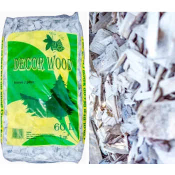 Fa apríték Dekor fehér Dekor Wood 60L