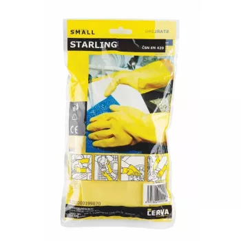Kesztyű STARLING háztartási latex  7