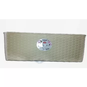 Rattan virágláda 50 cm (krém)