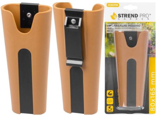 Metszőolló övtok univ. műa.+fém csiptető 8x16,5cm