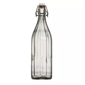 Üveg 1L csatos bordás
