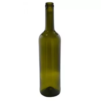 Üveg 0,75L bordói zöld