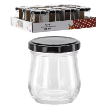  Befőttes üveg  100ml+tető"csonka gúla" hosszított