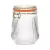 Befőttes üveg   650ml+tető csíkos csatos