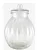 Üveg hagyma formájú 3,6L