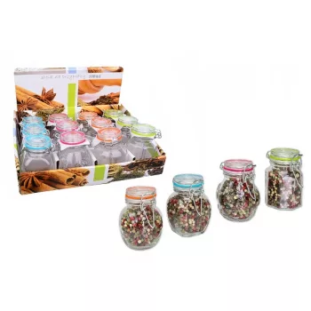 Befőttes üveg  100ml tégely csatos