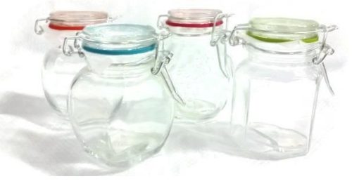 Befőttes üveg  100ml tégely csatos