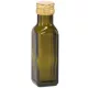 Üveg 0,1L szögletes oliva zöld Marasca
