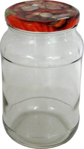 Befőttes üveg  900ml+gyümölcsös tető
