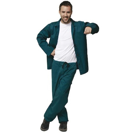 Munkaruha nadrág+kabát szett zöld 54