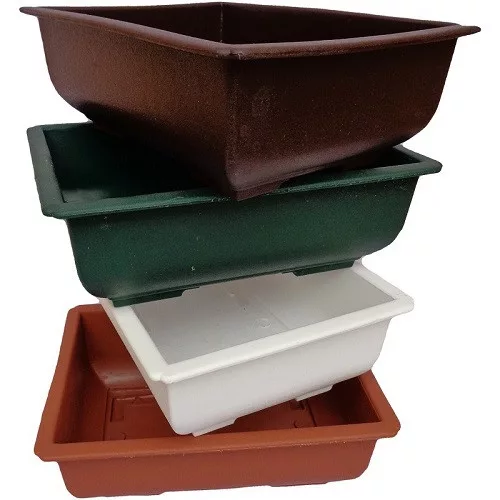 Bonsai tál nagy 13x18cm zöld