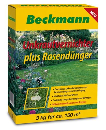 Beckmann gyomírtós gyeptrágya 22-5-5  3kg 150m2