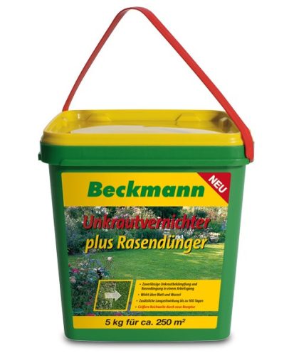 Beckmann gyomírtós gyeptrágya 22-5-5  5kg 250m2