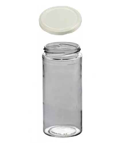 Befőttes üveg  580ml hosszúkás+tető Minimál