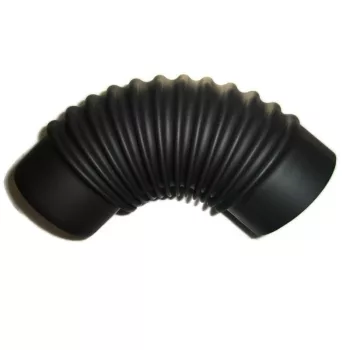 Füstcső 120 könyök 90° fekete 1,2mm