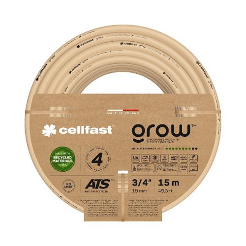 Tömlő 3/4" 15m Cellfast Grow 4 rétegű