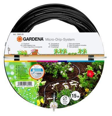 Gardena föld feletti csöpögtető cső 4,6mm 15m