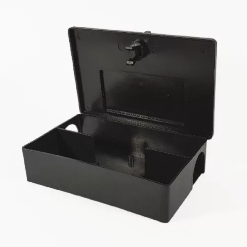 Egéretető doboz fekete PRO + kulcs 12,5x9,5x5cm