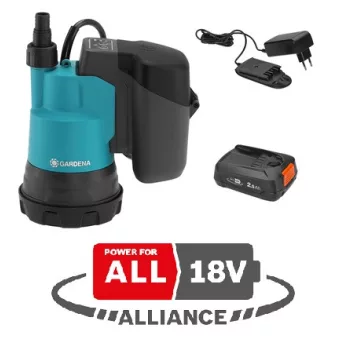 Gardena-akkus merülőszivattyú 2000/2 18V P4A