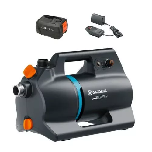 Gardena-Silent 3000 akkus kerti szivattyú 18V