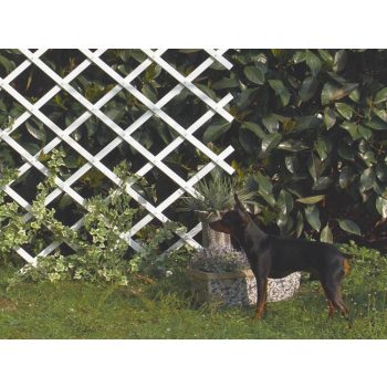 Növényfuttató rács 0,5x1,5m fehér