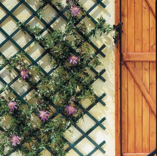 Növényfuttató rács 0,5x1,5m műanyag zöld