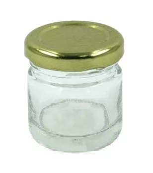 Befőttes üveg   40ml mini+tető