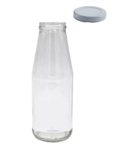 Befőttes üveg  500ml paradicsomos+tető bordás