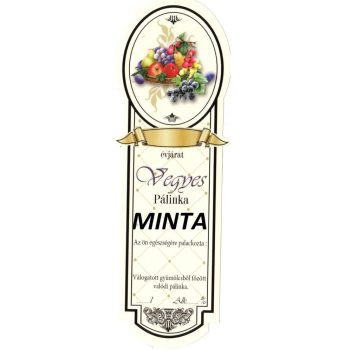 Pálinkásüveg cimke hosszú vegyes 10db/cs