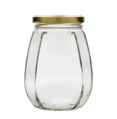Befőttes üveg  192ml szögletes formájú+tető