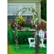 Növénykapu pergola zöld Classic Arch 1,2x0,4x2,4