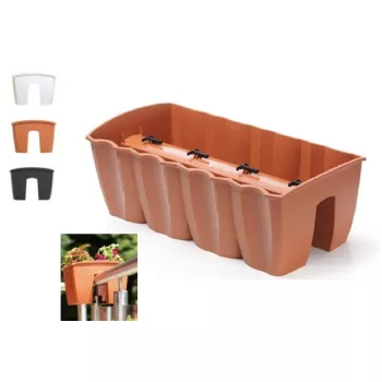 Balkonláda korlátra 60cm Terra