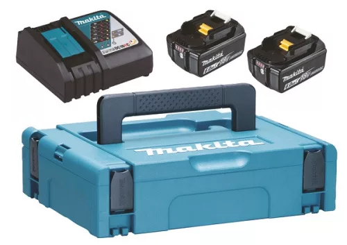 Makita 18V 2x6,0 Ah akku + DC18RC töltő készlet