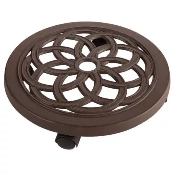 Kerekes cserép alátét  kör 30cm aluminium