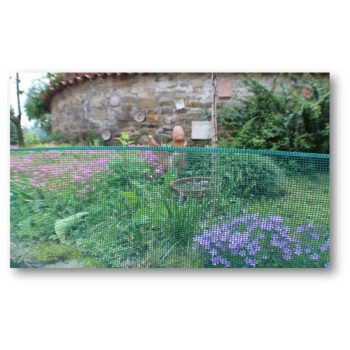 Kertirács műanyag 1x5m Minsquare 5x5mm zöld